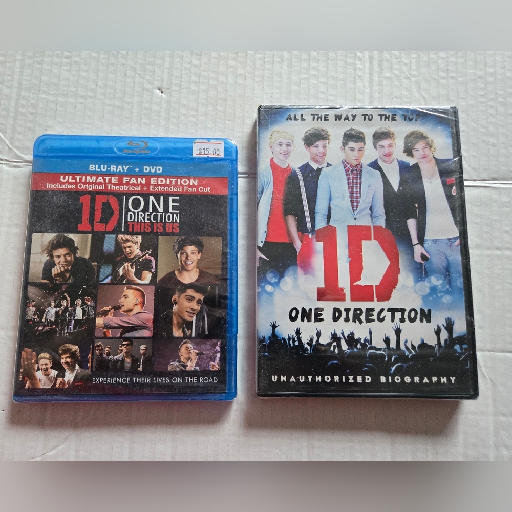 1D One Direction (All The Way To The Top, DVD) (This Is Us - 2013, Blu-Ray)